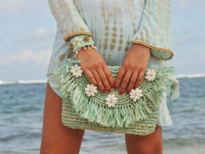 Bora Bora clutch (mint)