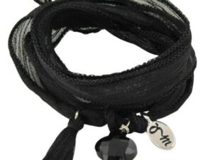 Cosmopolitan Black Rakhi wikkelarmband