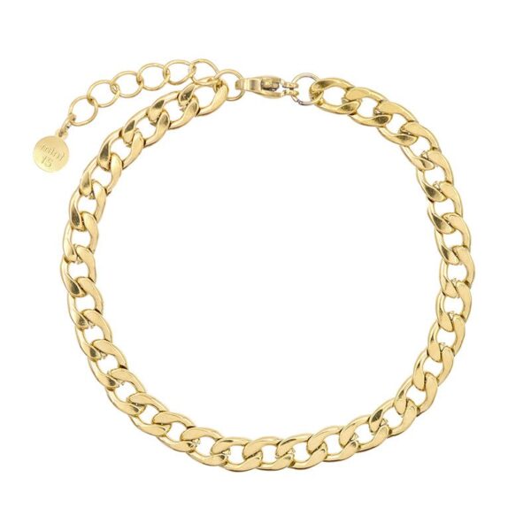 Flat Chain armband (goud)