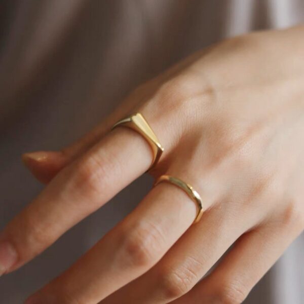 Hartvormige ring (goud)