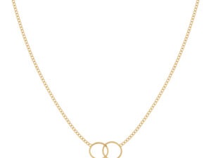 Ketting om te delen (rondjes) goud