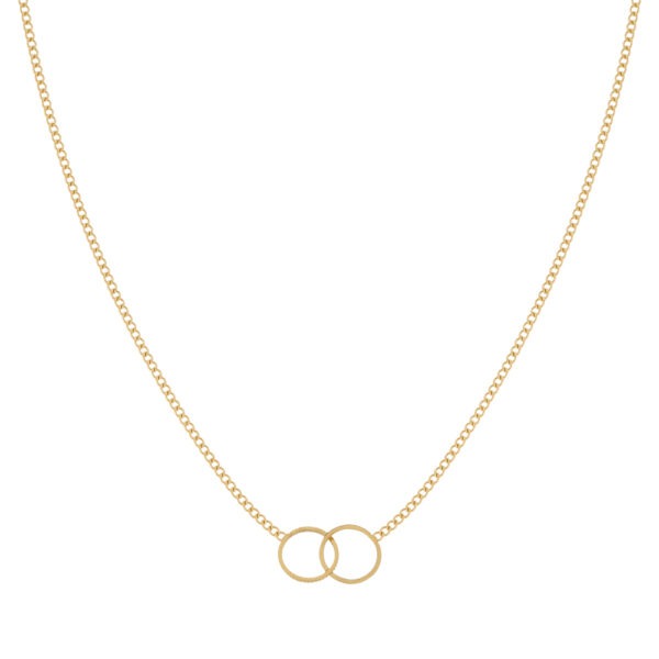 Ketting om te delen (rondjes) goud