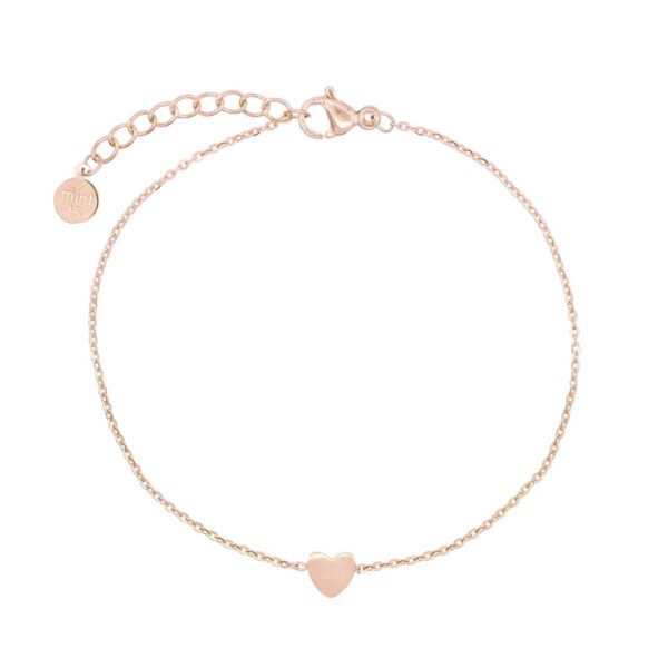 Little Heart armband (roségoud)