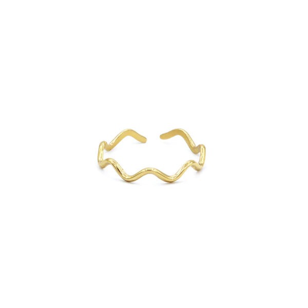 Waves ring (goud)