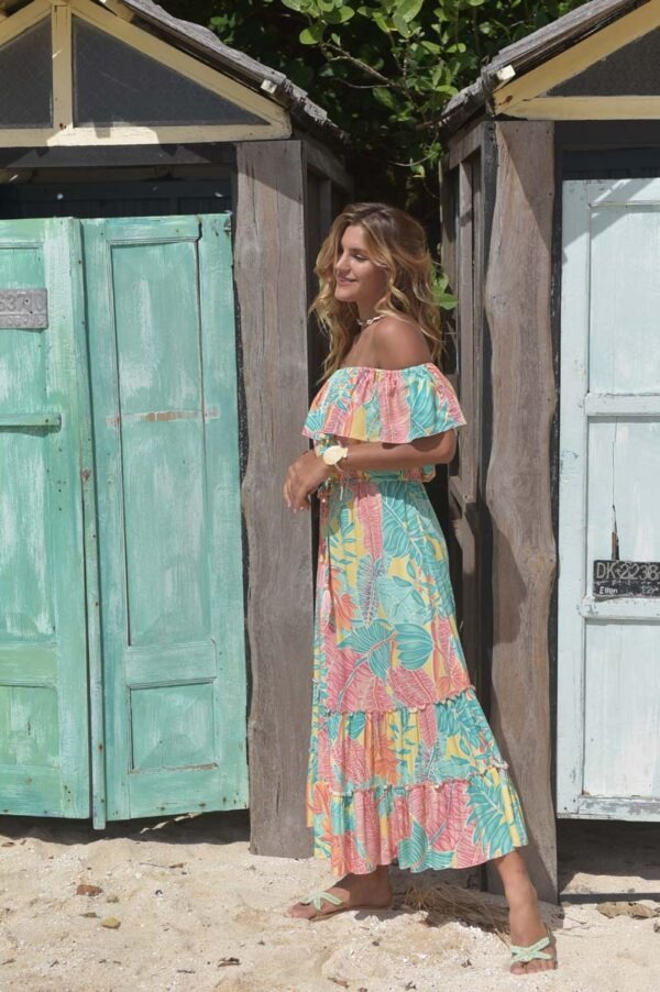 Aerin Tahiti dress (geel)