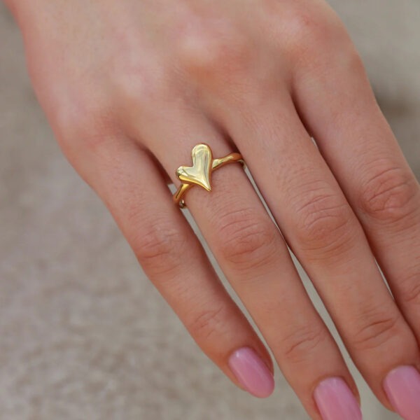 Forever heart ring (goud)