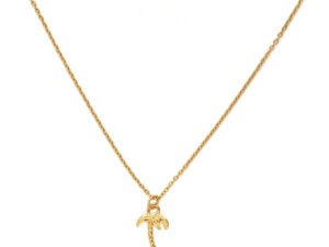 Palm tree ketting (goud)