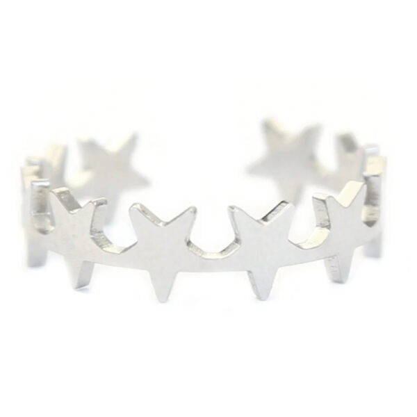 Stars ring (zilver)