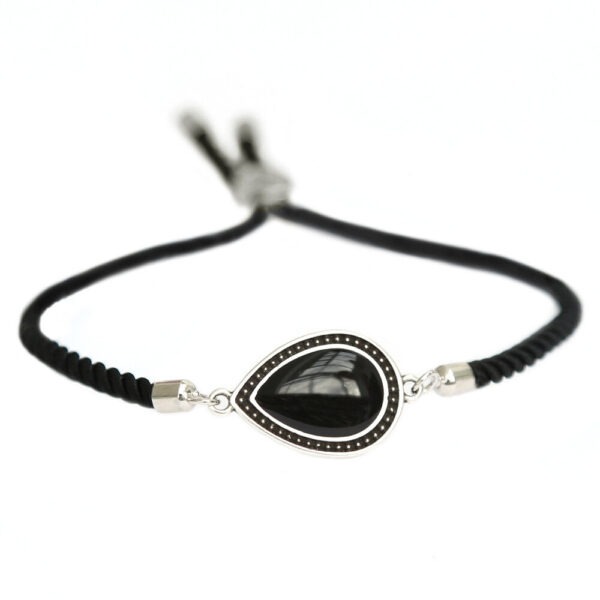 Versailles black silver armband