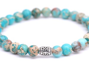 Lily armband (regalite blauw)