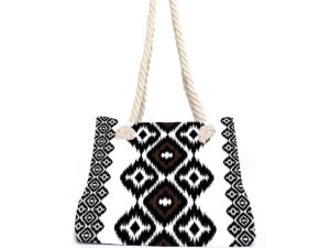 Aztec Black beachbag