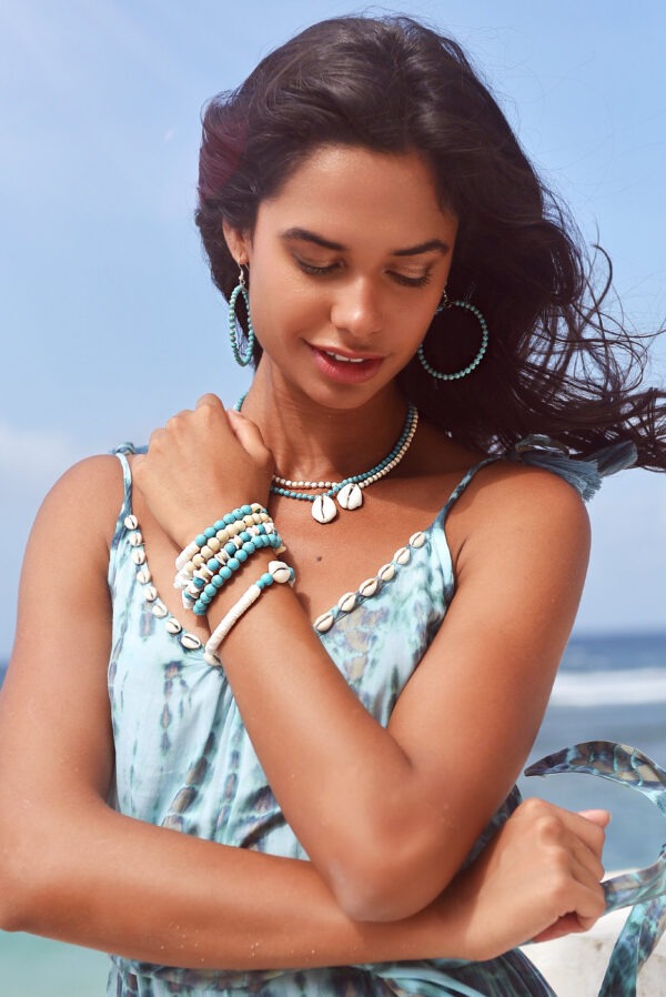 Sol Y Mar oorbellen (turquoise)