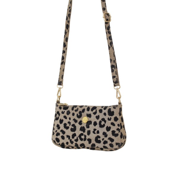 Be super elegant schoudertas (leopard)