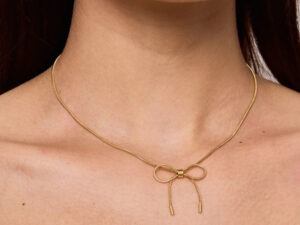 Strikketting (goud)