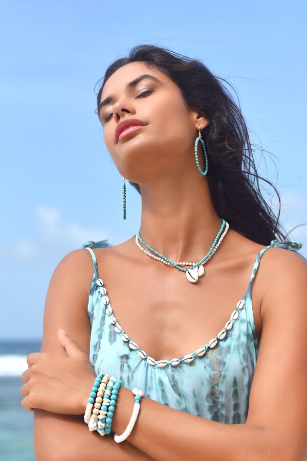 Sol Y Mar oorbellen (turquoise)