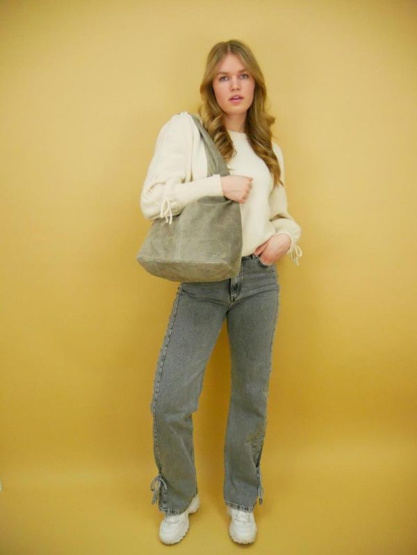 Baggy Bag (khaki grijs)