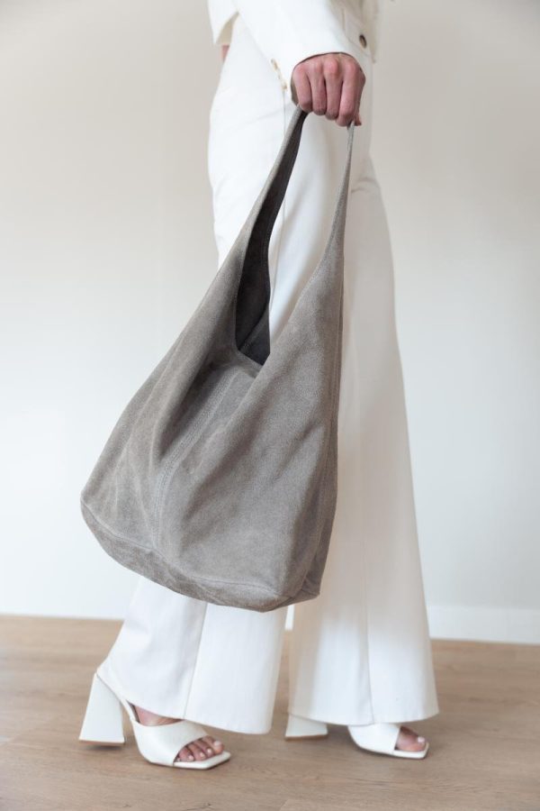 Baggy Bag (khaki grijs)