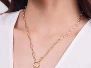 Beachbedelketting (goud)