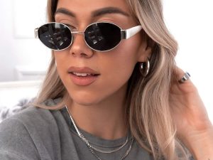 Tessa zonnebril (zwart/zilver)