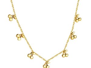 Cherry Charm goldplated halsketting
