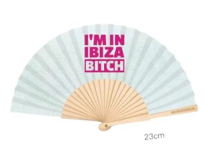 I'm In Ibiza Bitch waaier (23 cm)