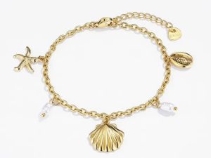 Beachbedels armband (goud)