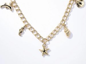 Beachbedels halsketting (goud)