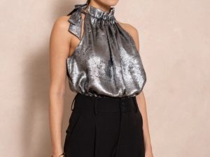 Elisabeth top (zilver)