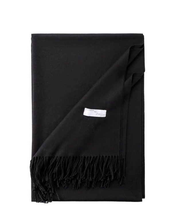 Pashmina sjaal XL (zwart)