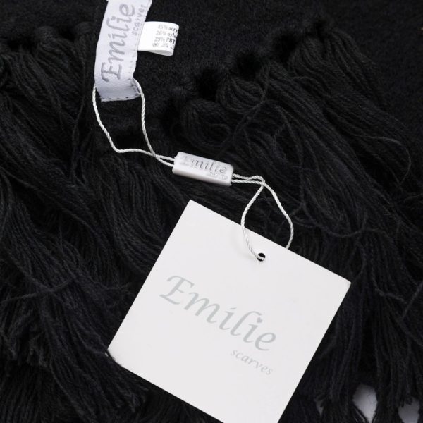 Emilie Poncho (zwart)