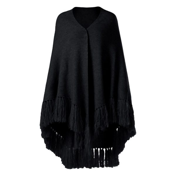 Emilie Poncho (zwart)