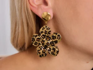 Bloemoorbellen (panterprint)