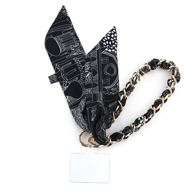 Cloth Telefoonkoord (zwart) 1 Cloth Telefoonkoord (zwart)