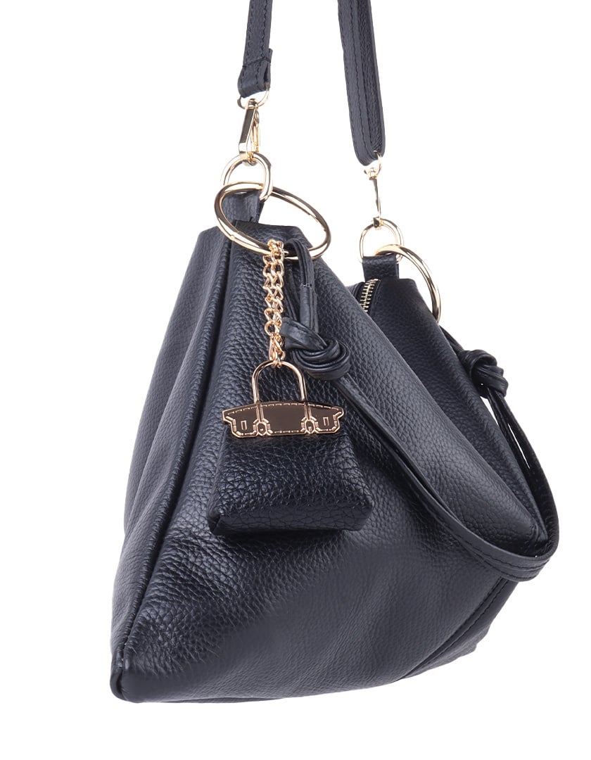 Mini-tas tassel (zwart) 3 Mini-tas tassel (zwart)