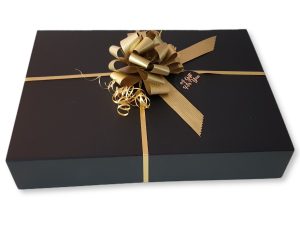 Zwarte luxe kadodoos (middel)