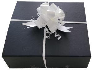 Zwarte luxe kadodoos (klein)