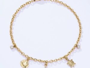 Beach Bling enkelband (goud)