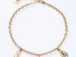 Ocean enkelband (goud)