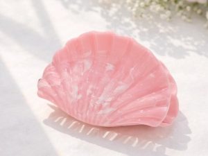 Schelphaarklem (fuchsia)