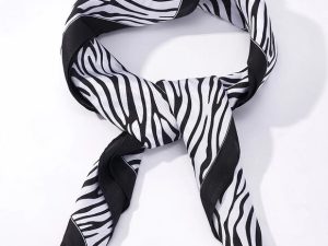 Zebramotief sjaal