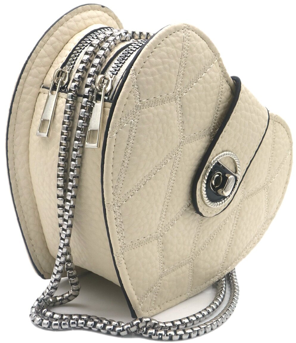 Harten handtas (diverse kleuren) 5 Harten handtas (beige)