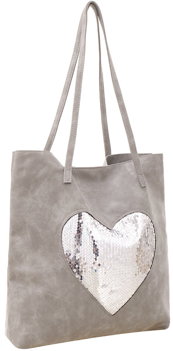 Silver Heart shopper 2 Silver Heart shopper