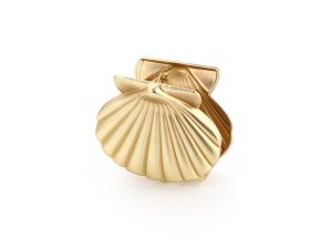 Golden shell haarklem (goud)