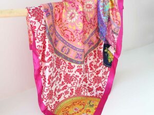Barok bandana sjaal (pink)