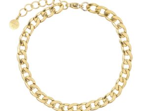 Flat Chain armband (goud)