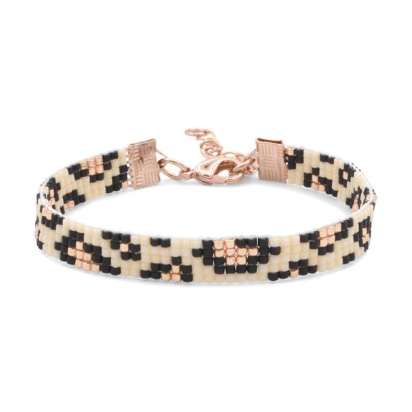 Leopard armband (roségoud)