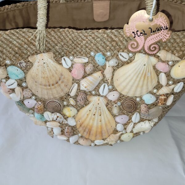 The Beach beachbag (multi-pastel) close-up