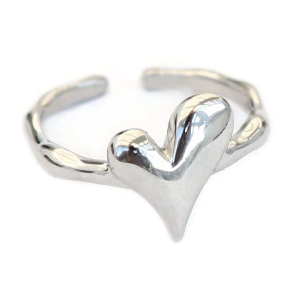 Forever heart ring (zilver)