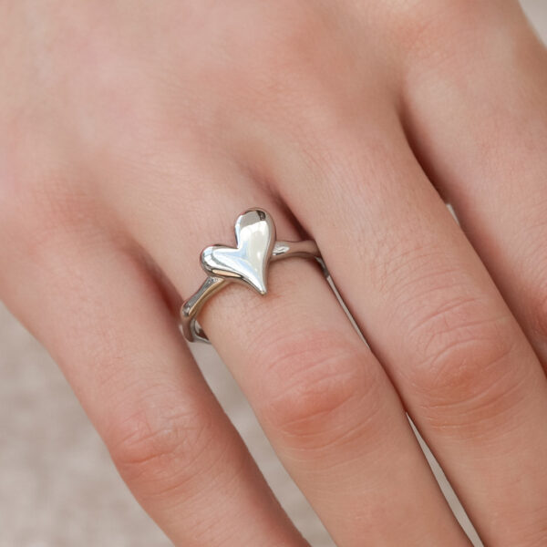 Forever heart ring (zilver)