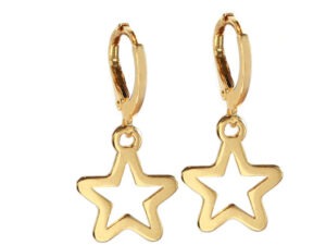 Stars oorbellen (goud)
